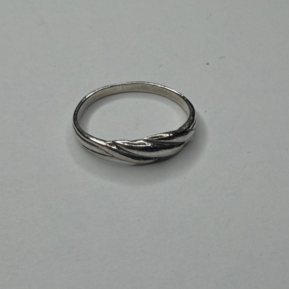 Unbranded Twisted Knot Ring Silver Sterling 925 Minimalist Women's Size 5.5 Good